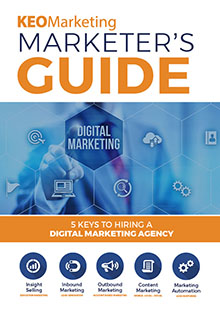 8 KEO 5 Keys To Hiring A Digital Marketing Agency Cover Blue